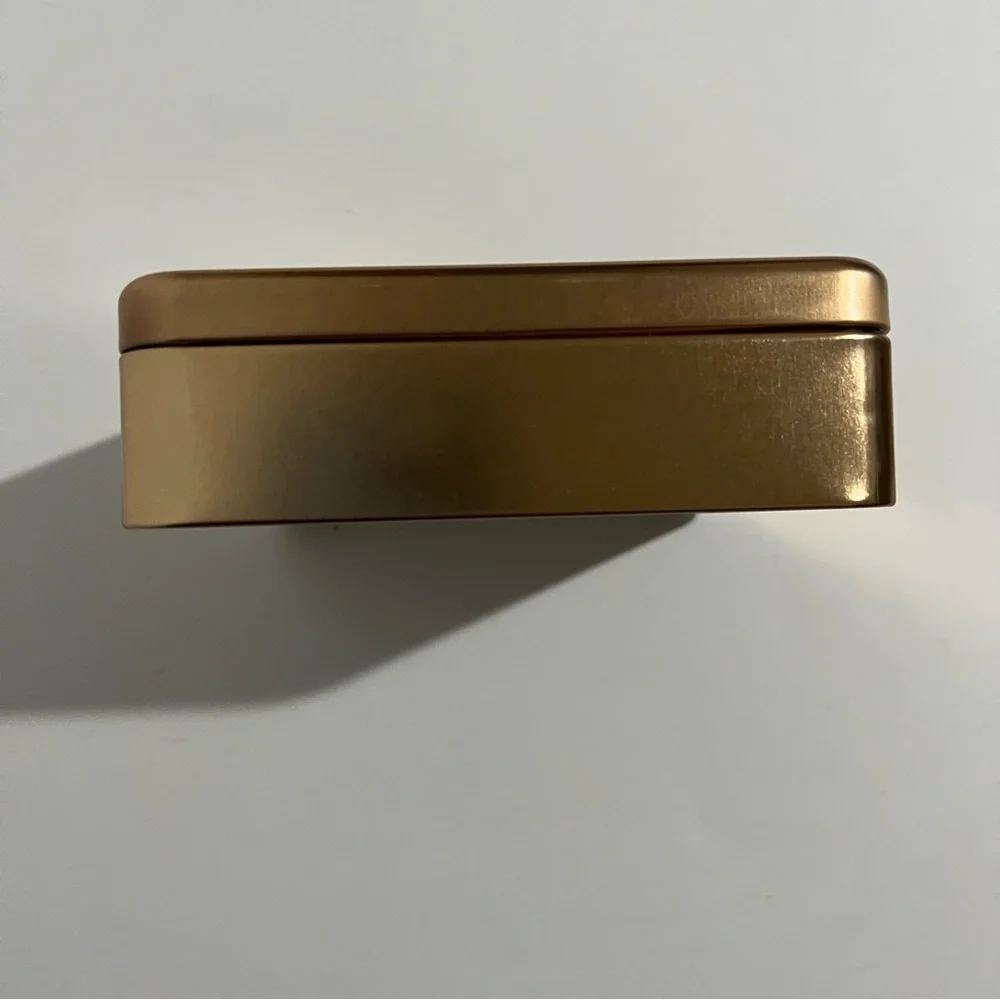 Carhartt Gold Metal  Square Storage Tin 5
